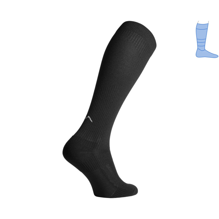 Компрессионные гольфы защитные летние Protector LongDry+ черные S 36-39 S 36-39  