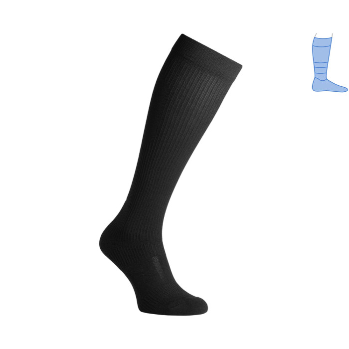 Компрессионные гольфы защитные летние Protector LongDry+ черные S 36-39 S 36-39  