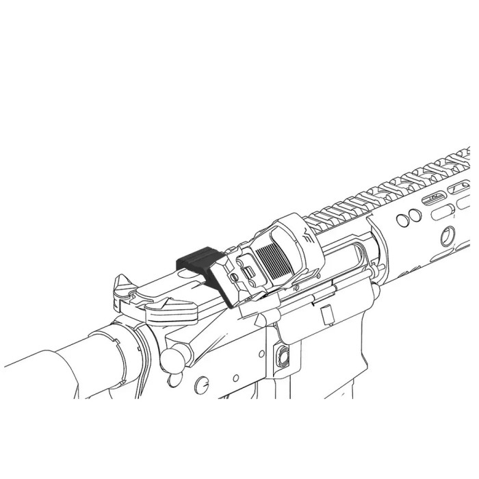 Универсальное крепление Vector Optics UNIVERSAL RED DOT SIGHT OFFSET PICATINNY MOUNT  