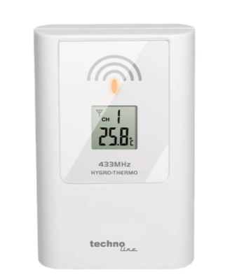 Часы настенные Technoline WS8011 - черные  