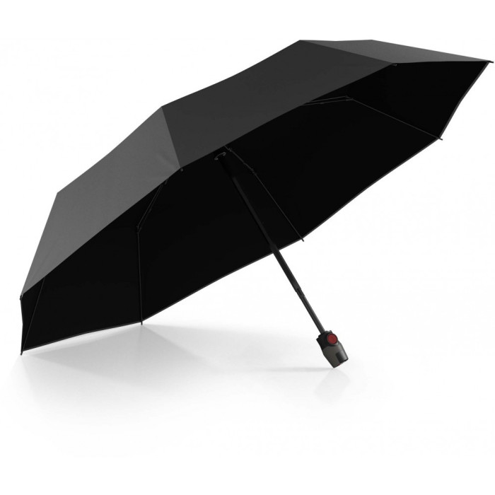 Зонт Knirps T.200 Dark Grey Black HeatShield Авто / Складной / 8 спиц / D99x28см  