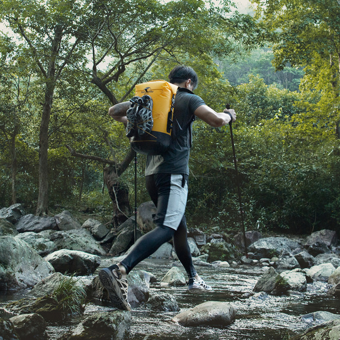 Рюкзак туристический Naturehike NH21FSB04, 30 л, желтый  