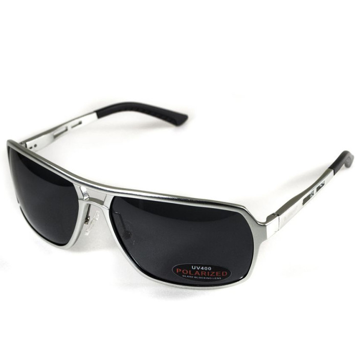 Очки BluWater Alumination-4 Silver Polarized (gray) черные  