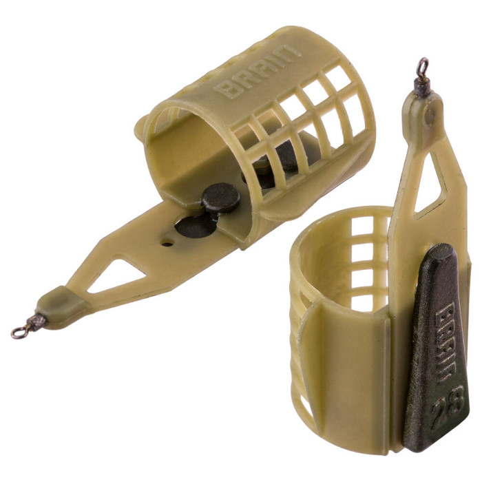 Кормушка Brain Клетка пластиковая со съемным грузом M 112g 