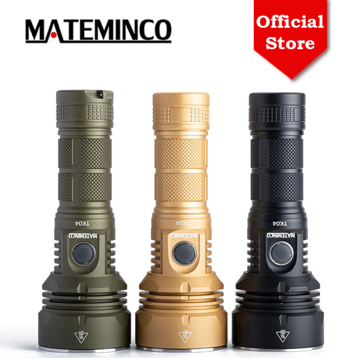 Фонарь Mateminсo TK04 21700/18650/26650, черный  