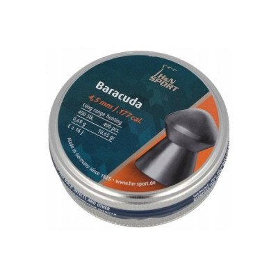 Пули пневматические H&amp;N Baracuda, 4,5 мм , 0,69 г, 400 шт/уп