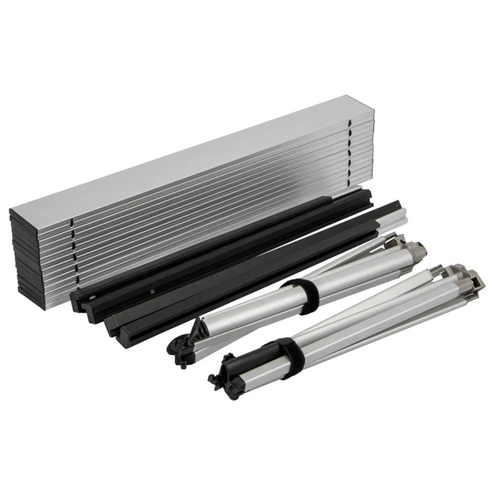 Стол Bo-Camp Lamel 121x80 cm Aluminium (1404438)  