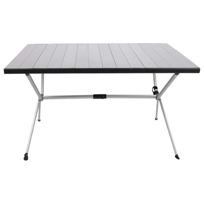 Стол Bo-Camp Lamel 121x80 cm Aluminium (1404438)  