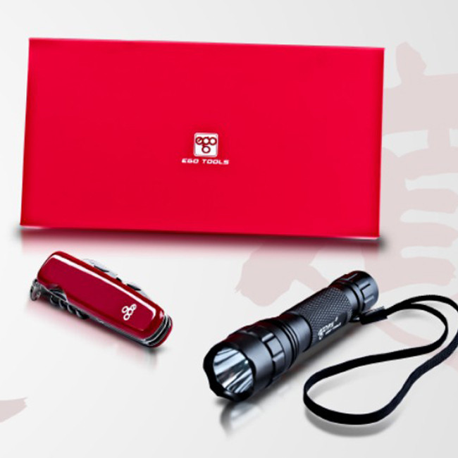 Нож Ego AB-03 + фонарик  