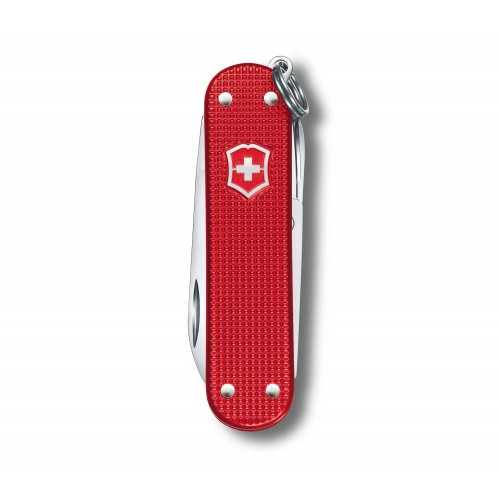 Классический нож-брелок Swiss Army Knife, Classic SD Alox Colors, 58 mm, Red, Gift Box (0.6221.L18)  