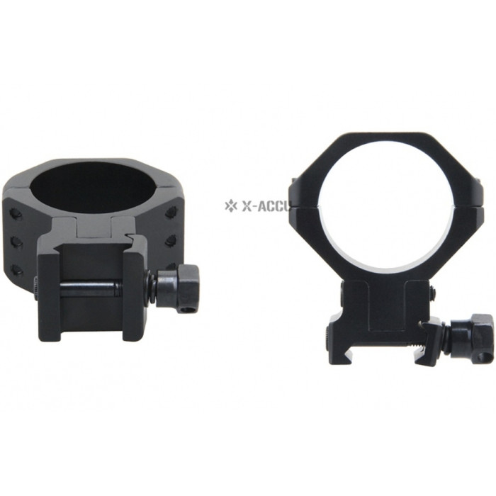 Кольца Vector Optics X-Aссu 34 мм на Вивер/Пикатини с регулируемой высотой 34,5-40,5 мм.  