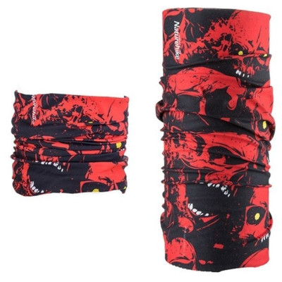 Многофункциональная повязка Naturehike Magic headscarf red skull NH17T020-J