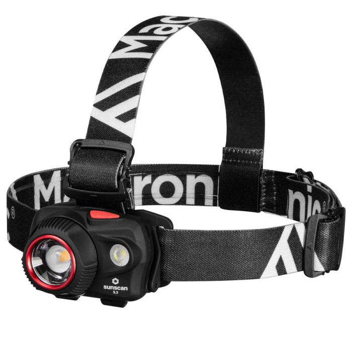 Фонарь налобный Mactronic Sunscan 5.3 (300 Lm) 90 CRI (PHL0031)  