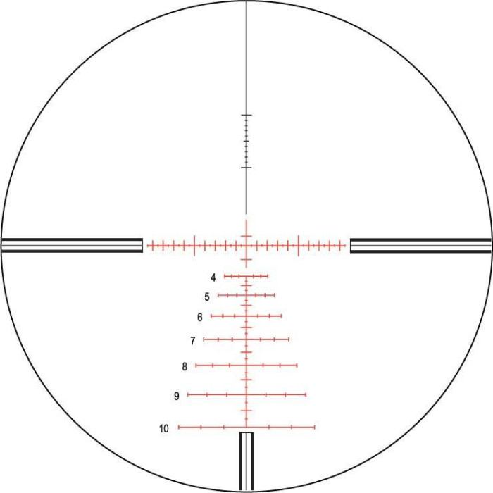Прицел Nightforce NXS 3.5-15x50 F1 ZeroS 0.250 MOA сетка LV.5 с подсветкой  