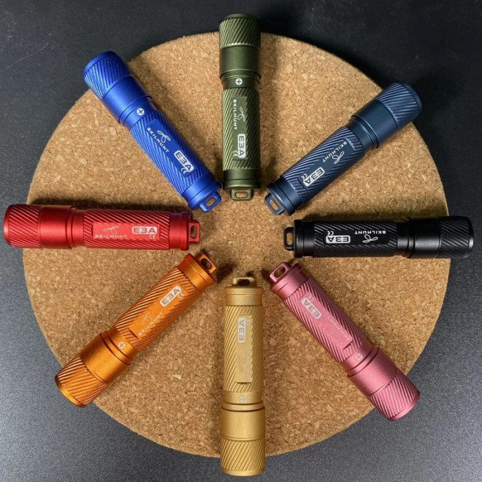 Фонарь-брелок Skilhunt E3A orange CW  