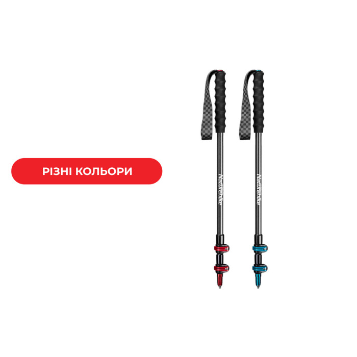 Трекинговая палка Naturehike ST10 NH19S010-T, 120 см, голубая  