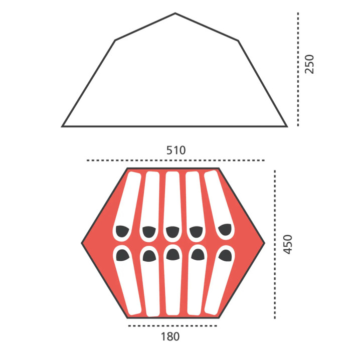Палатка Grand Canyon Black Knob 10 Capulet Olive (330015)  