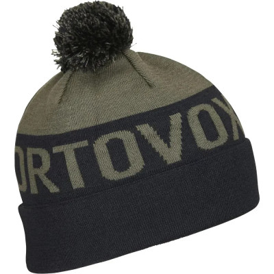 Шапка Ortovox BOBBLE KNIT BEANIE dark wild herbs - темно-зеленый