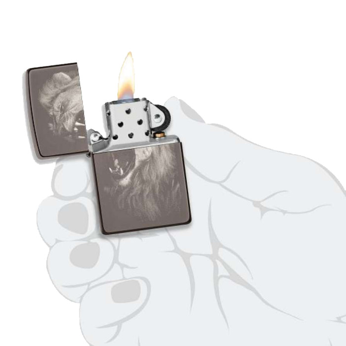 Зажигалка Zippo 150 Fierce Lion Design (49433)  