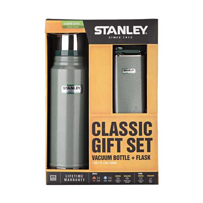 Набор Термос Stanley Legendary Classic 1 л + Фляга Classic 236 мл  