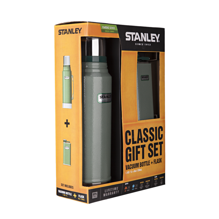 Набор Термос Stanley Legendary Classic 1 л + Фляга Classic 236 мл  