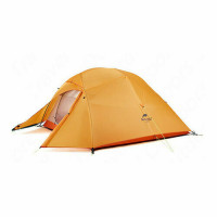 Палатка Naturehike Сloud Up 1 Updated NH18T010-T, 210T сверхлегкая одноместная с футпринтом, оранжевый