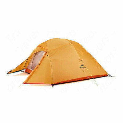 Палатка Naturehike Сloud Up 1 Updated NH18T010-T, 210T сверхлегкая одноместная с футпринтом, оранжевый