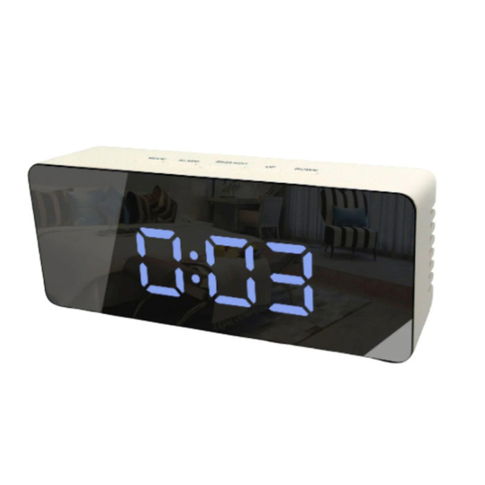 Часы настольные Technoline WT475 White/Black Mirror (WT475)  