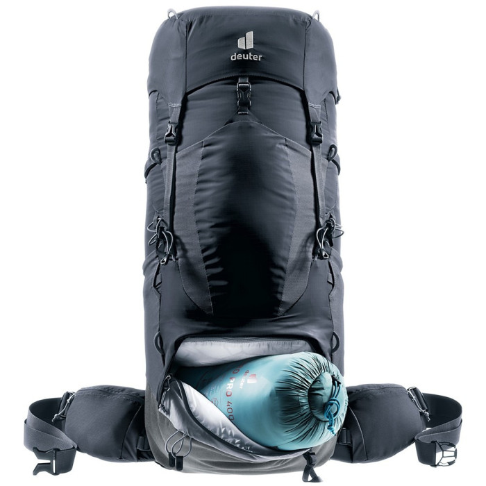 Рюкзак DEUTER Aircontact Lite 45+10 SL цвет 7403 black-graphite  