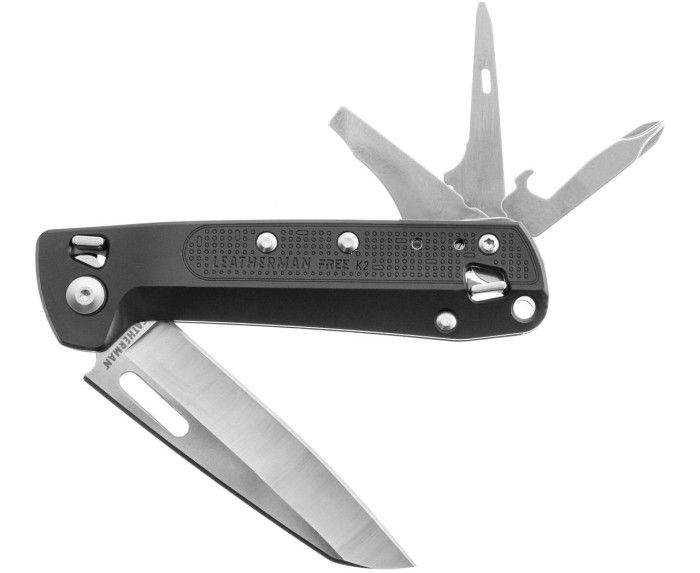 Нож-мультитул Leatherman Free K2 - серый  