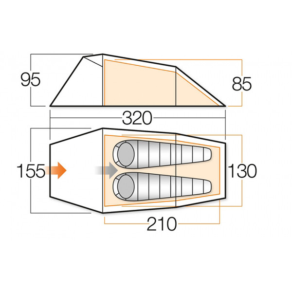 Палатка Vango Tempest 200 Cactus  