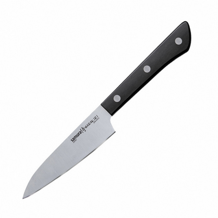 Нож кухонный Samura Harakiri овощной, 99 мм, Black SHR-0011B  