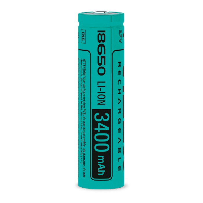 Аккумулятор Videx Li-Ion 18650 (без защиты) 3400mAh bulk 50/600 