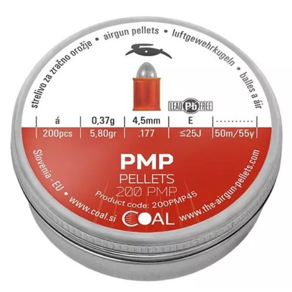 Пули Coal PMP 4,5 мм 0,37 г 200 шт/уп 