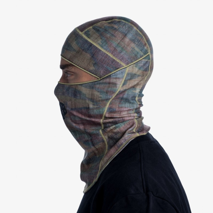 Балаклава Buff Thermonet Hinged Balaclava, Bosky Moss Green  