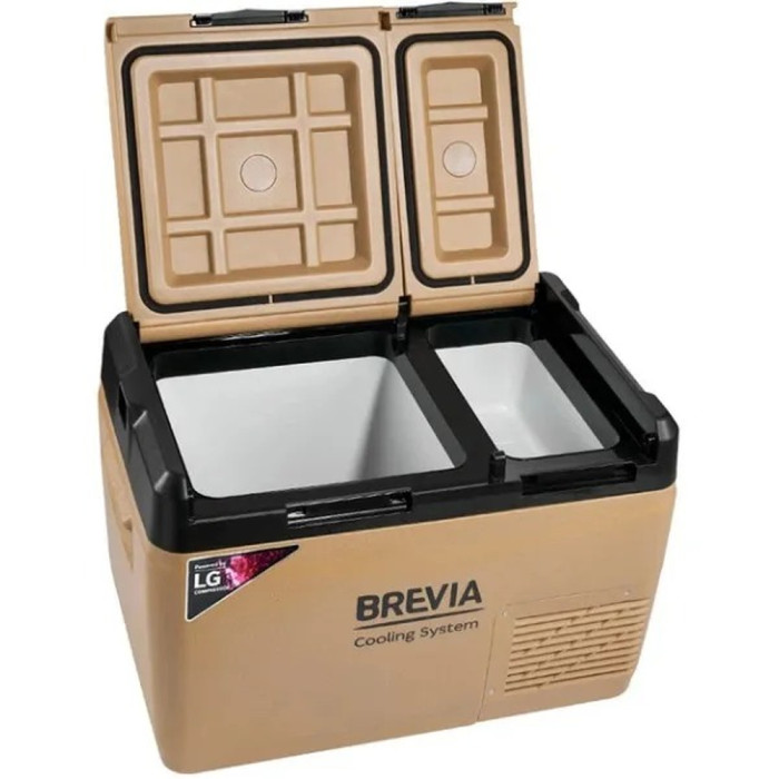 Портативный холодильник BREVIA 31L, двухкамерный (Компрессор LG) (23335)  