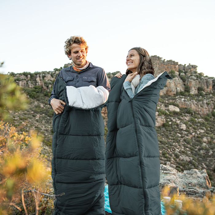 Спальный мешок Naturehike F150 NH22MSD05, правый, темно-голубой  