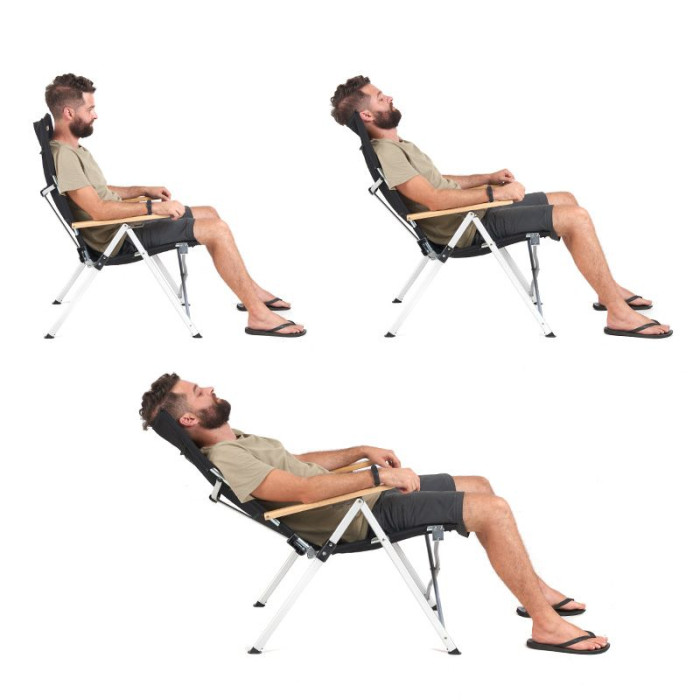 Кресло складное Naturehike NH17T003-Y, алюминий, черный  