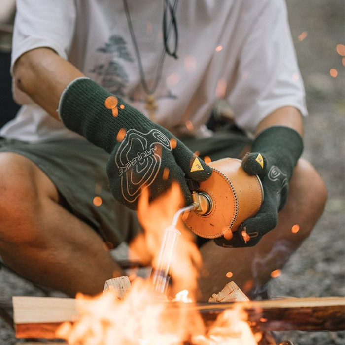 Перчатки огнестойкие Naturehike CNH22FS003, темно-зеленые  