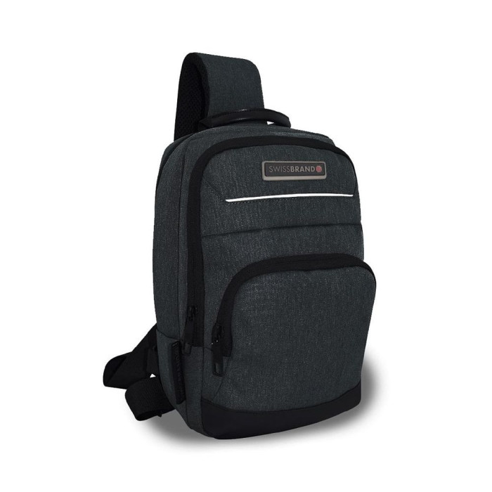 Сумка через плече Swissbrand Lagos 6 Black (SWB_SBLAG001U)  