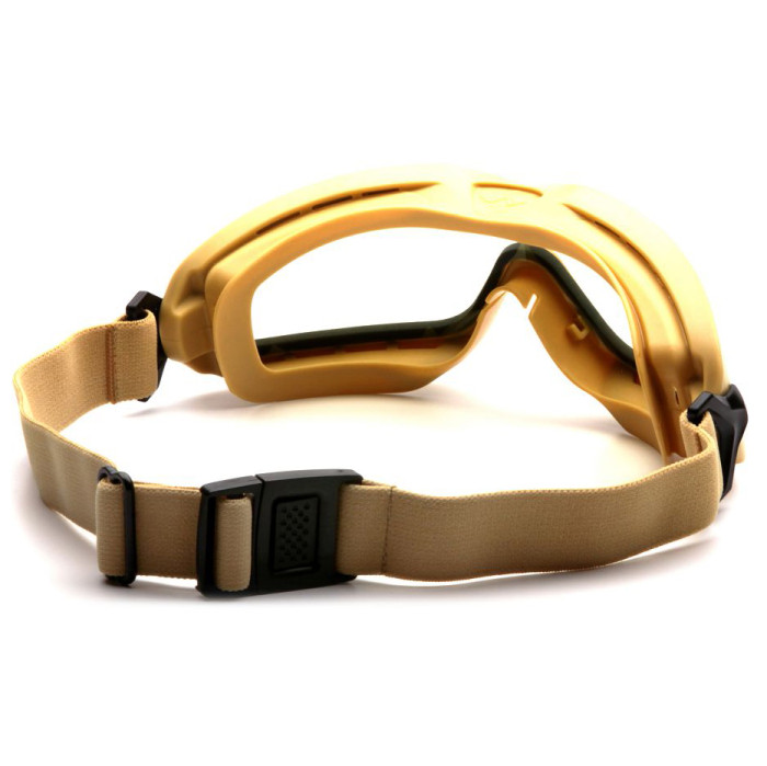 Очки Pyramex V2G-XP TAN (clear), прозрачные в оправе песочного цвета  