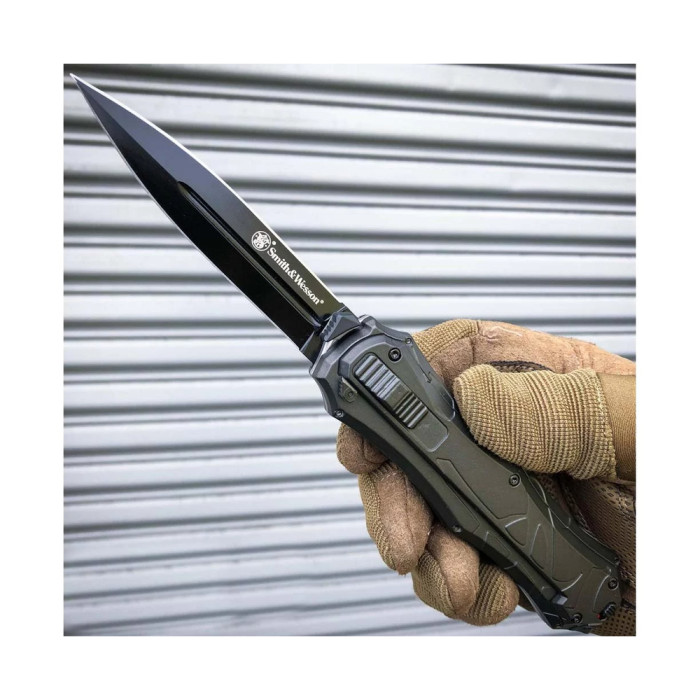 Нож Smith&Wesson OTF Dagger Grey SWOTF9B  