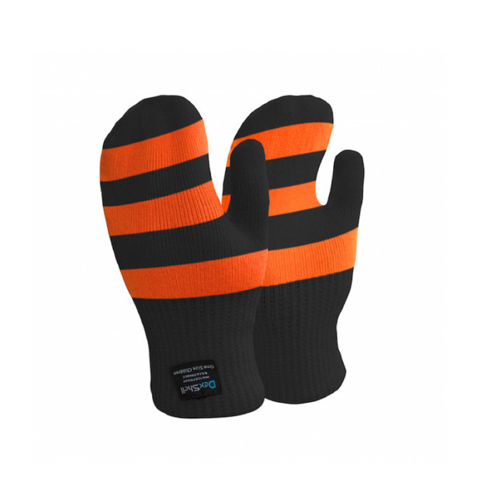 Водонепроницаемые детские варежки Dexshell Children mitten, оранжевые DG536 STR, L 