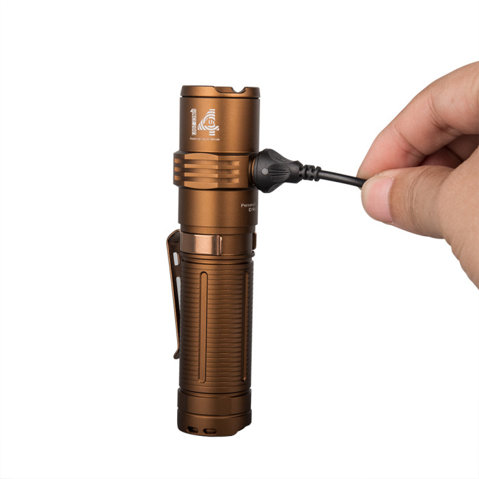 Фонарь TrustFire MC5, золотой  