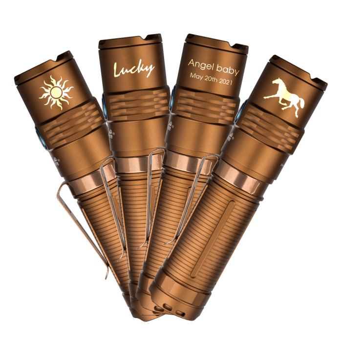 Фонарь TrustFire MC5, золотой  