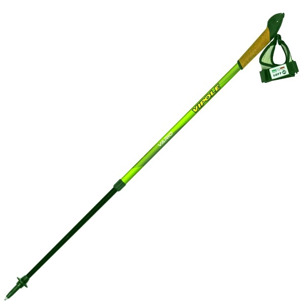 Палки для скандинавской ходьбы Vipole Vario Top-Click Green DLX S1858  