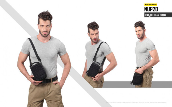 Сумка EDC, тактическая Nitecore NUP20 (Cordura 1000D), песочный  