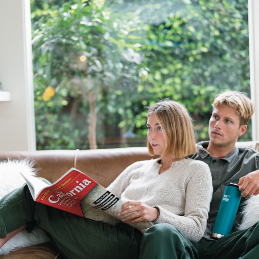 Термочашка Klean Kanteen TKWide Cafe Cap Emerald Bay 592 ml  