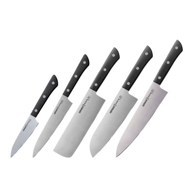 Набор из 5-и кухонных ножей Samura Harakiri SHR-0250B