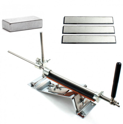 Точильный набор Ganzo Touch Pro Steel Diamond Kit (3 алмазных камня + прямоугольный магнит)